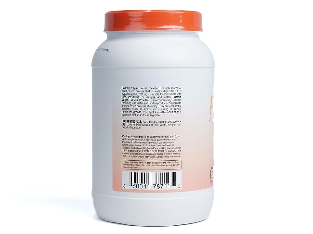 Pristein Vegan Protein Powder Carrot Cake - 25 Servings - image 2