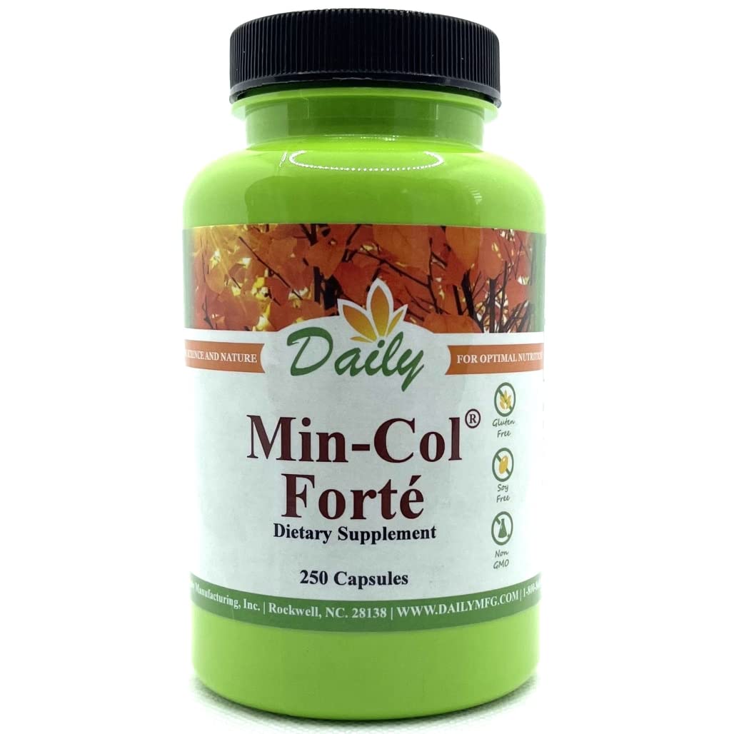 Daily Manufacturing Min-Col Forte Calcium - 250 Vegetarian Capsules