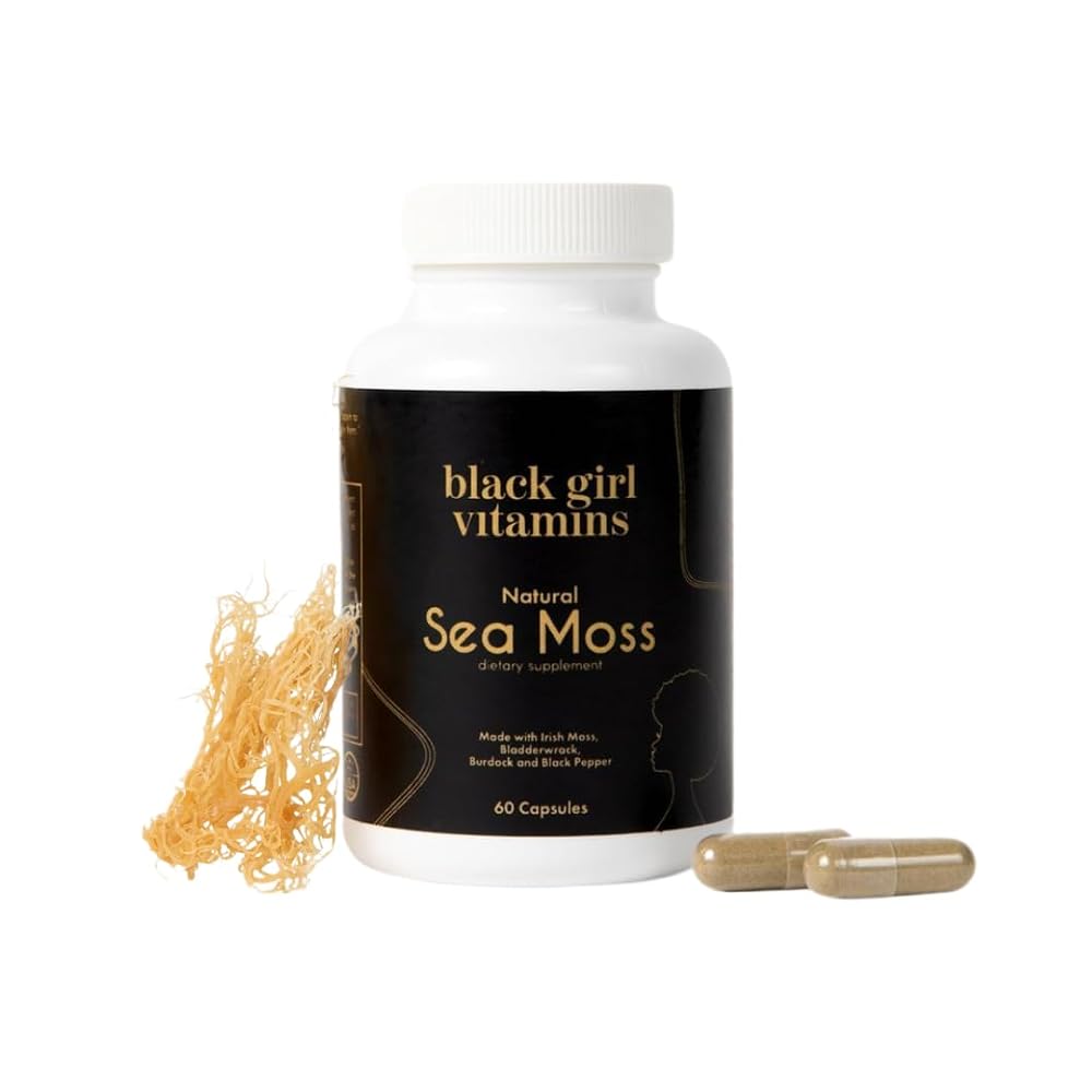 Black Girl Vitamins Organic Sea Moss Capsules - 60 Count