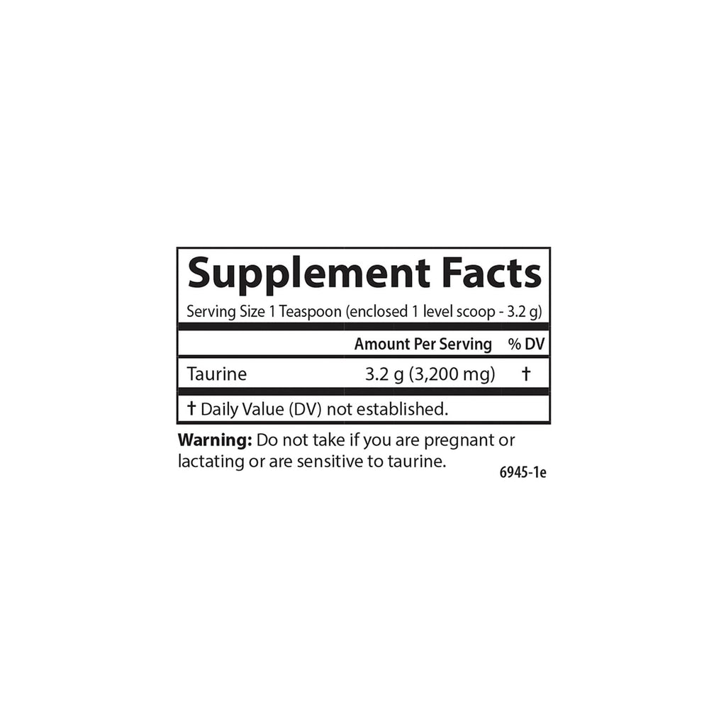 Carlson Taurine Powder for Nerve Health - 3.53 oz - image 4