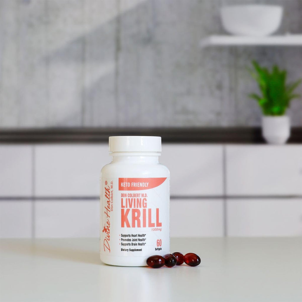 Divine Health Dr. Colbert Krill Oil 1000mg - 60 Softgels - image 7