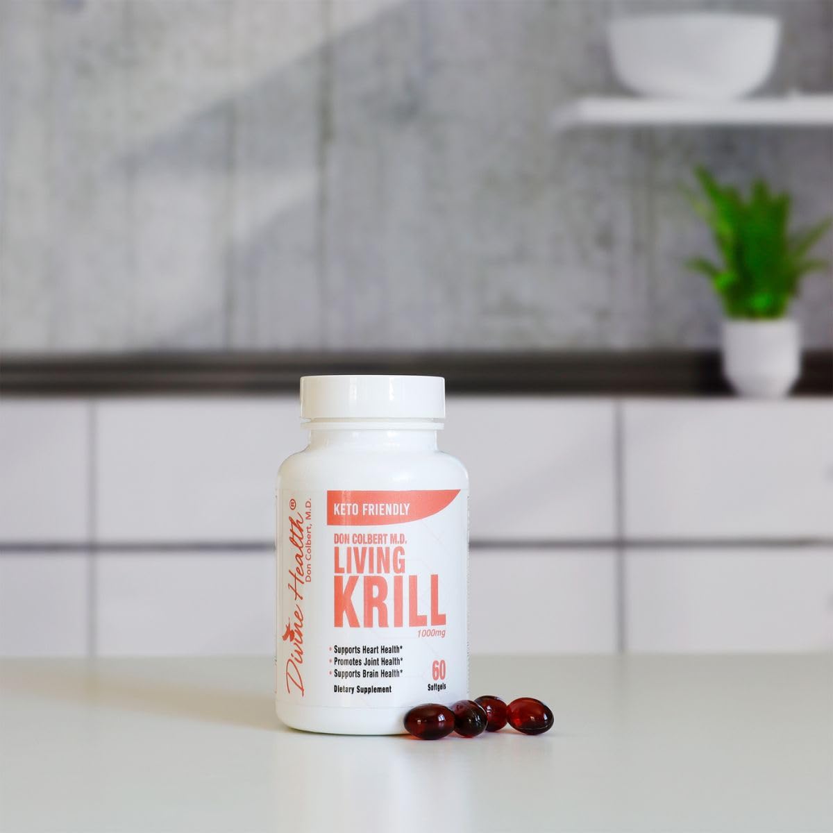 Divine Health Dr. Colbert Krill Oil 1000mg - 60 Softgels - image 7
