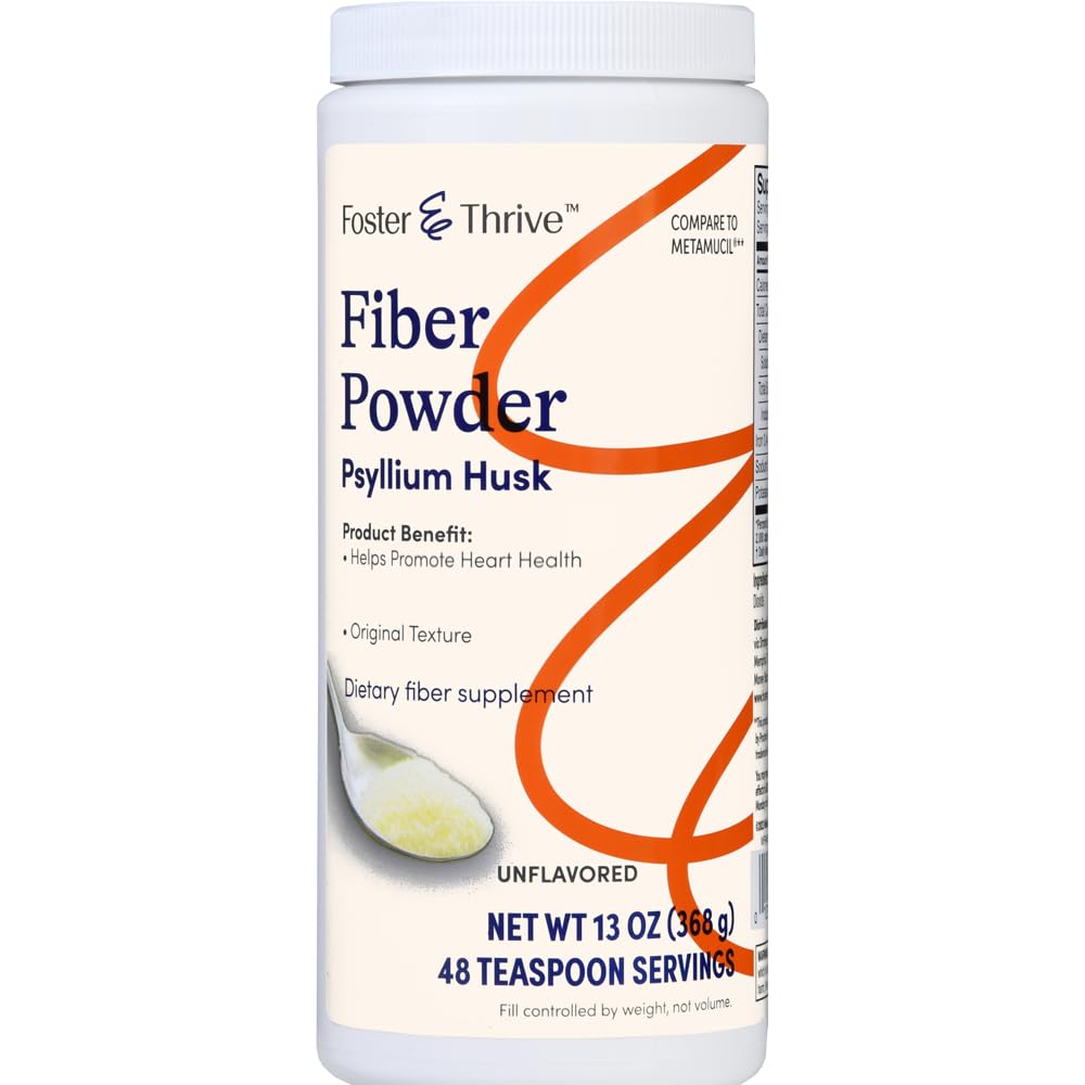 Foster & Thrive Daily Psyllium Husk Powder Supplement - 48 Doses