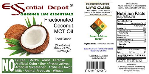 Essential Depot Fractionated MCT Coconut Oil - 256 fl oz - image 6
