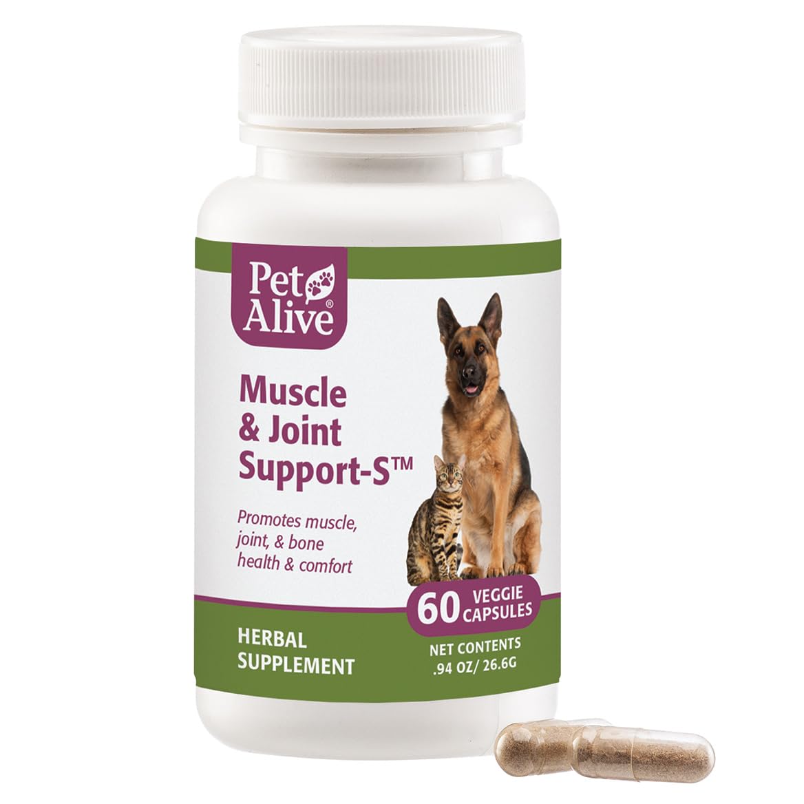 PetAlive Muscle & Joint Support-S for Dogs and Cats - 1 Pack - image 2