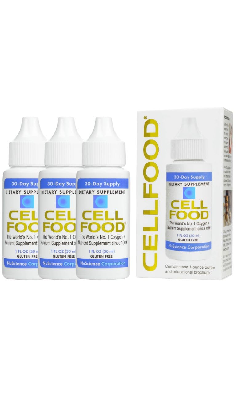 Cellfood Oxygen Boost Liquid Supplement - 1 fl oz, 3 Pack