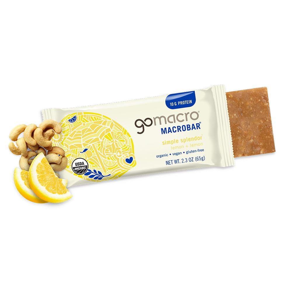 GoMacro MacroBar Organic Vegan Protein Bars