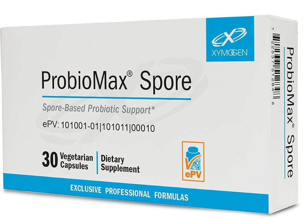 XYMOGEN ProbioMax Spore Probiotic - 30 Vegetarian Capsules