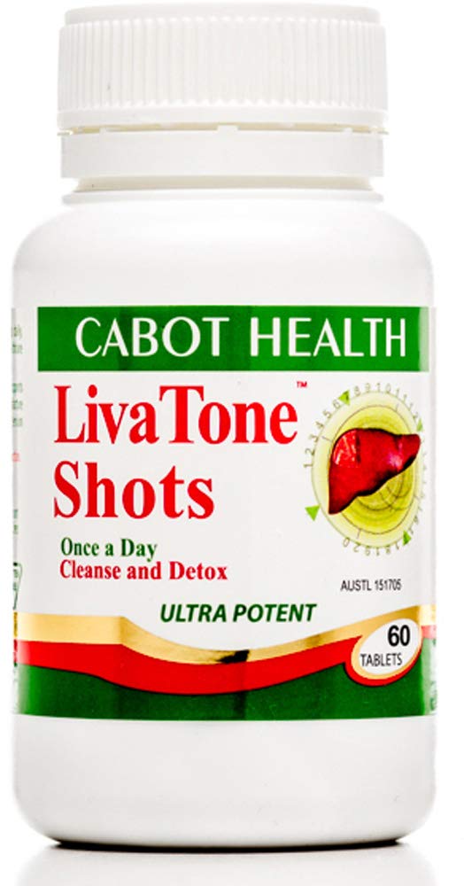 Cabot Health Livatone Shots Liver Support - 60 Tablets
