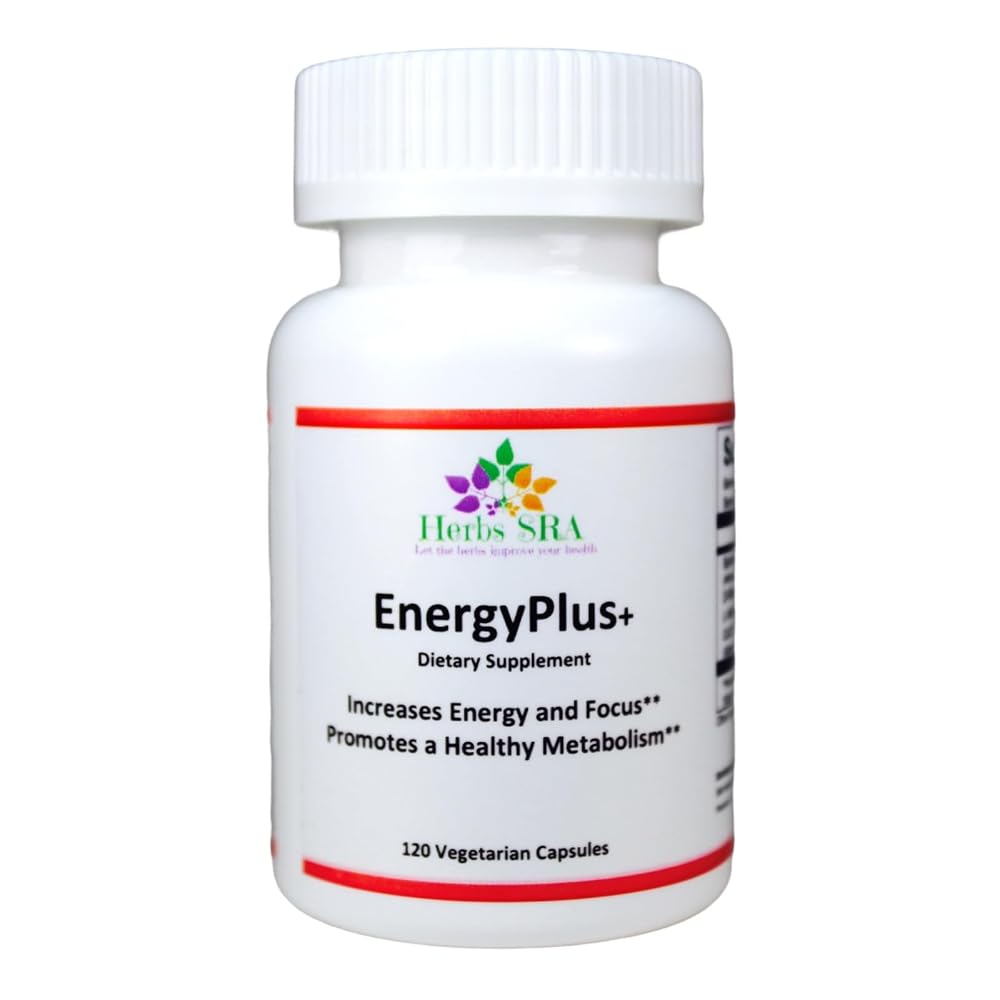Herbs SRA EnergyPlus+ Natural Energy Support - 120 Vegetarian Capsules