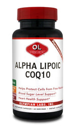 Olympian Labs Alpha Lipoic CoQ10 200 mg - 60 Capsules