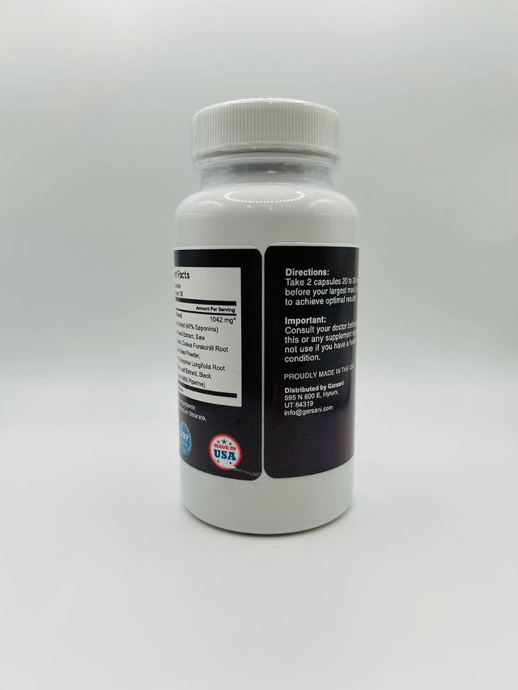 Garsani Erec Prime Advanced Formula - 180 Capsules - image 7