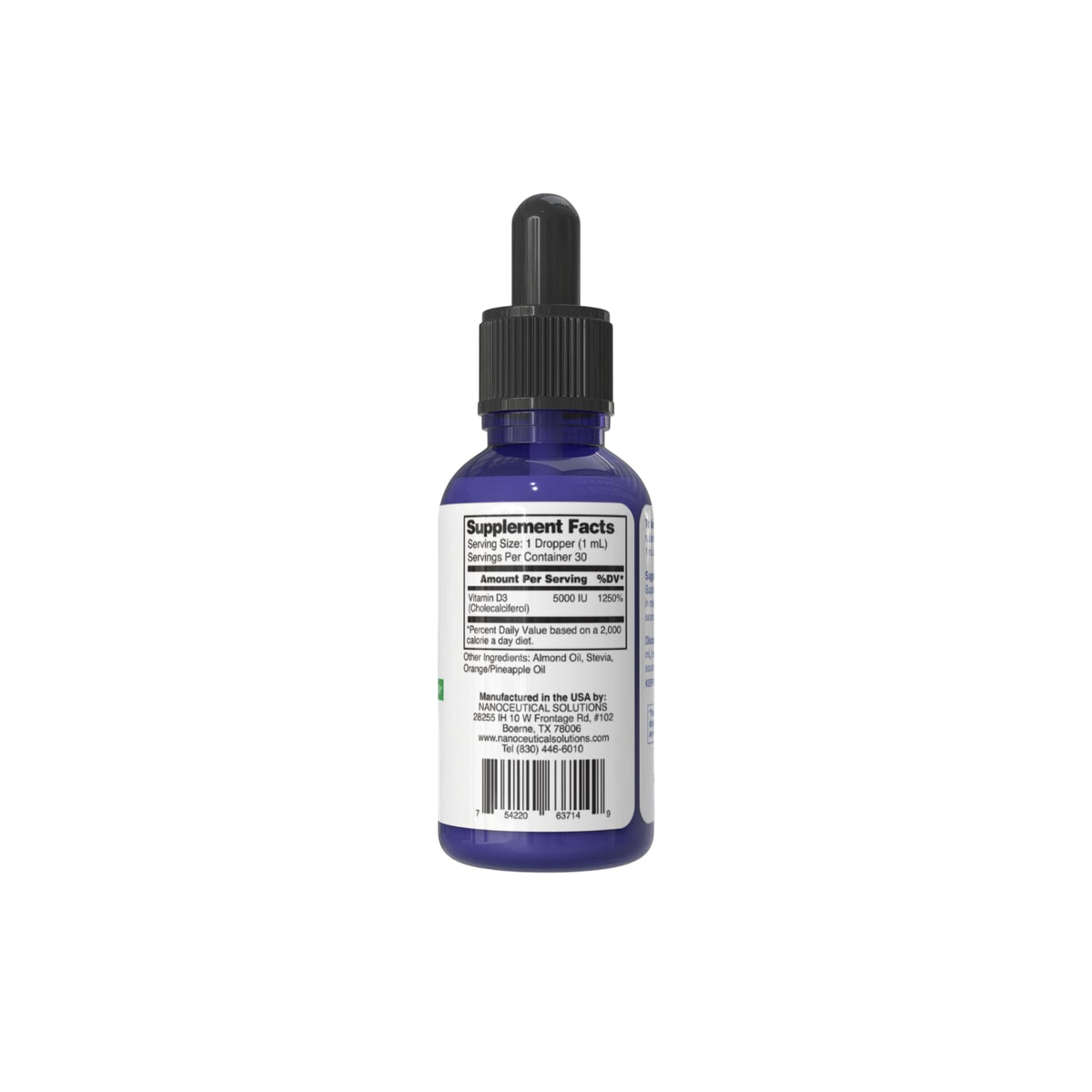 Nanoceutical Solutions Nano Vitamin D3 5000 IU Liquid Drops - 30 ml - image 7