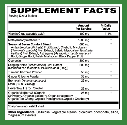 LifeSource Vitamins Allergy Support - 90 Capsules - image 3