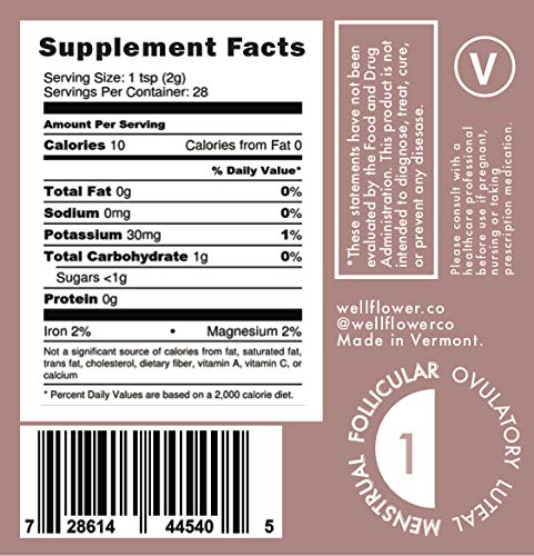 Wellflower Beetroot Adaptogenic Cycle Blend Powder - 3.07 oz - image 4