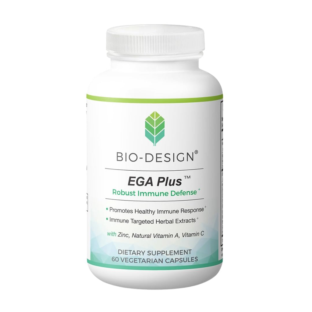 Bio-Design EGA Plus Immune Support with Zinc & Vitamin C - 60 Capsules