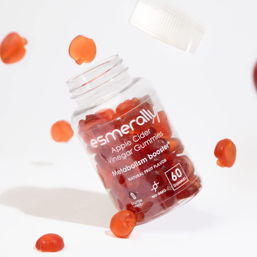 Esmerally Apple Cider Vinegar Gummies with B12 - 180 Gummies - image 2