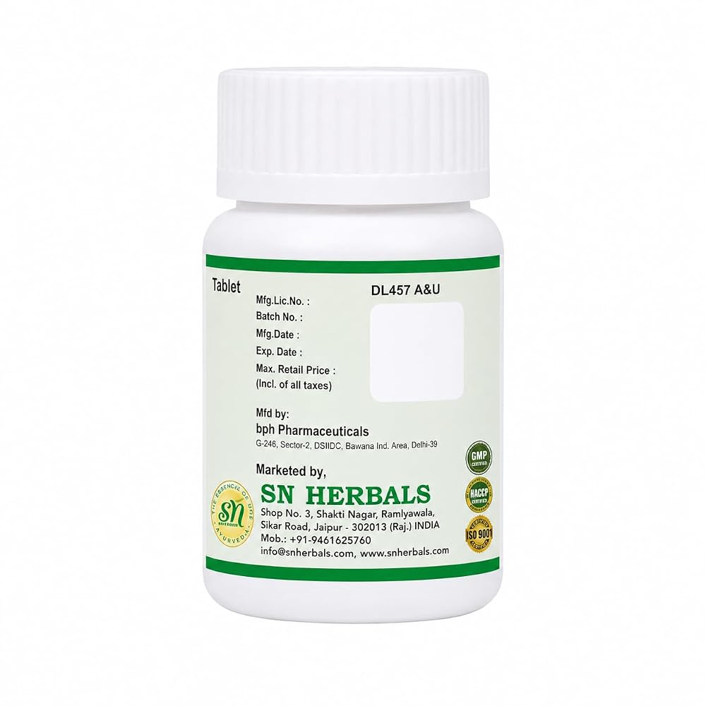 SN Herbals Tribhuvan Kirti Ras Ayurvedic Herbal Blend - 50 Tablets - image 3