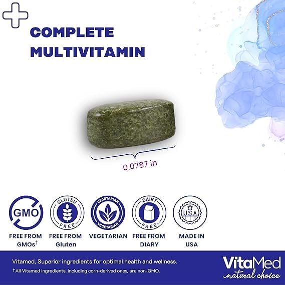 VitaMed Vita Forte Vegan Multivitamin with Probiotics - 180 Tablets - image 3
