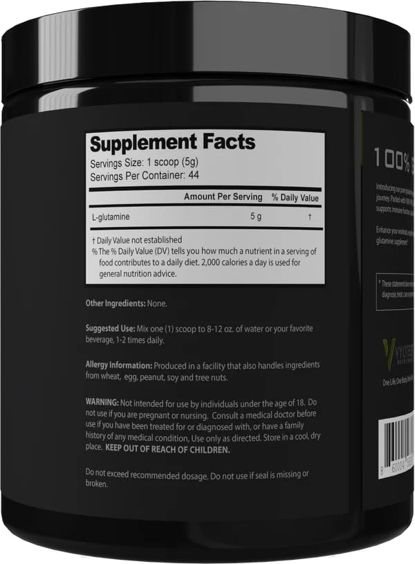 Vyotech Nutritionals Pure L-Glutamine Powder - 44 Servings - image 3