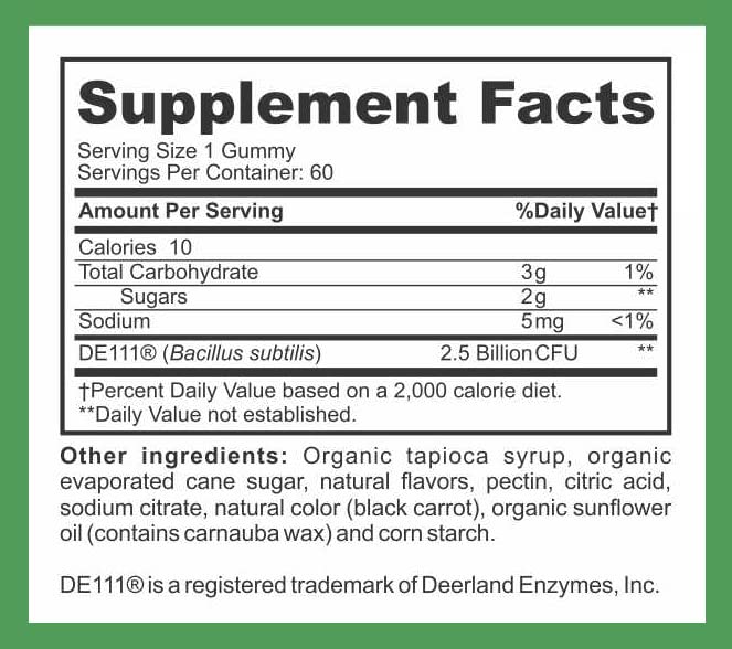 LifeSource Vitamins Organic Probiotic Gummies - 60 Gummies - image 5