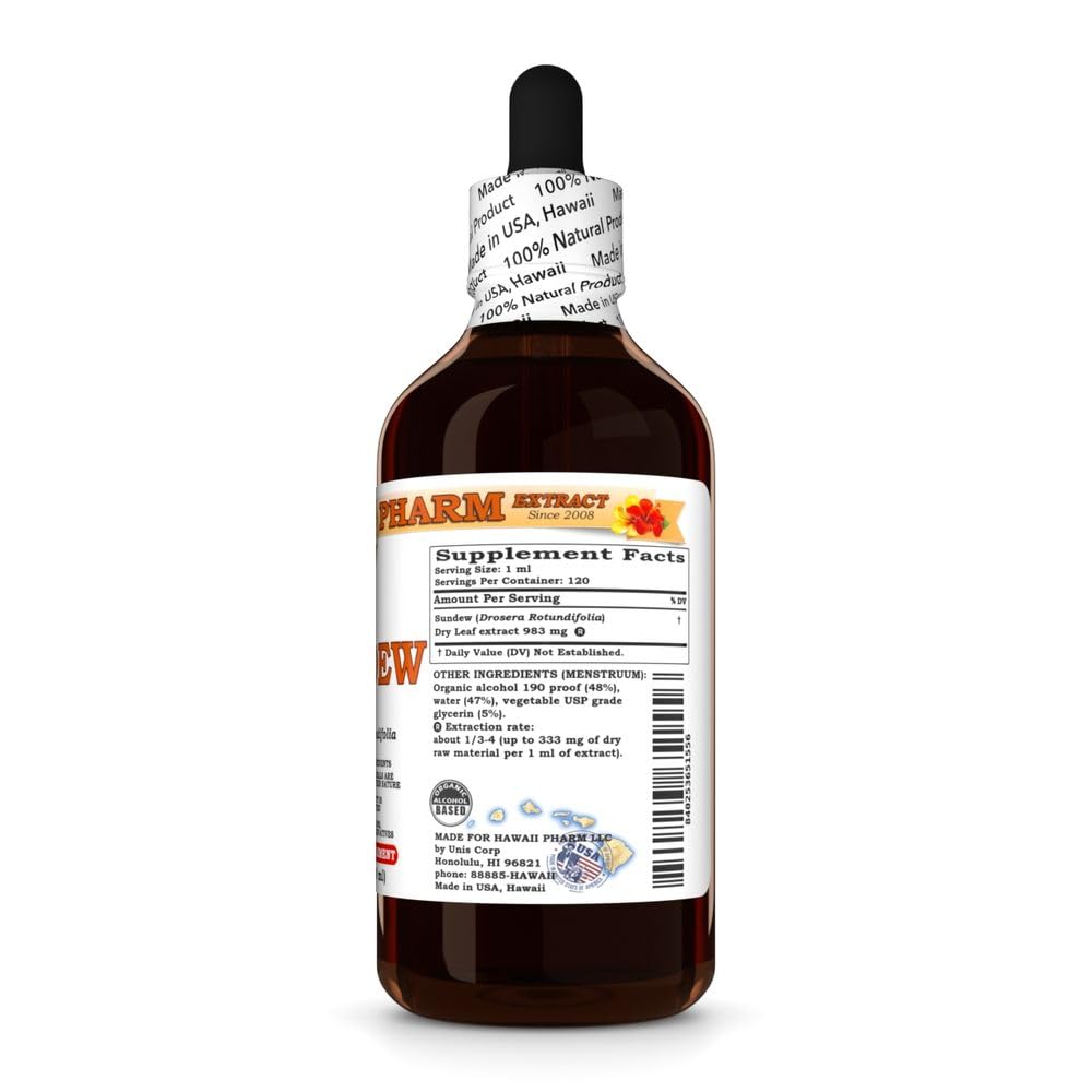 Hawaii Pharm Sundew (Drosera rotundifolia) Leaf Liquid Extract