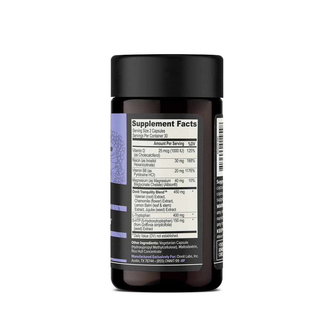 ONNIT New Mood Stress & Sleep Support Supplement - 60 Capsules - image 3