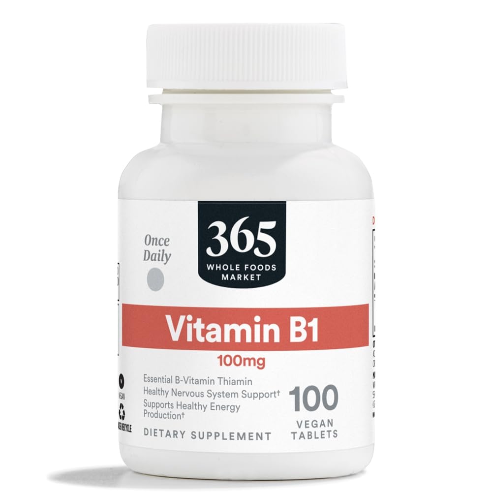 365 by Whole Foods Market Vitamin B1 100mg - 100 Tablets
