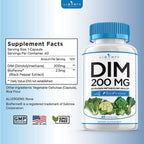 Liberty Lifestyle DIM Supplement 200mg - 120 Capsules - image 2