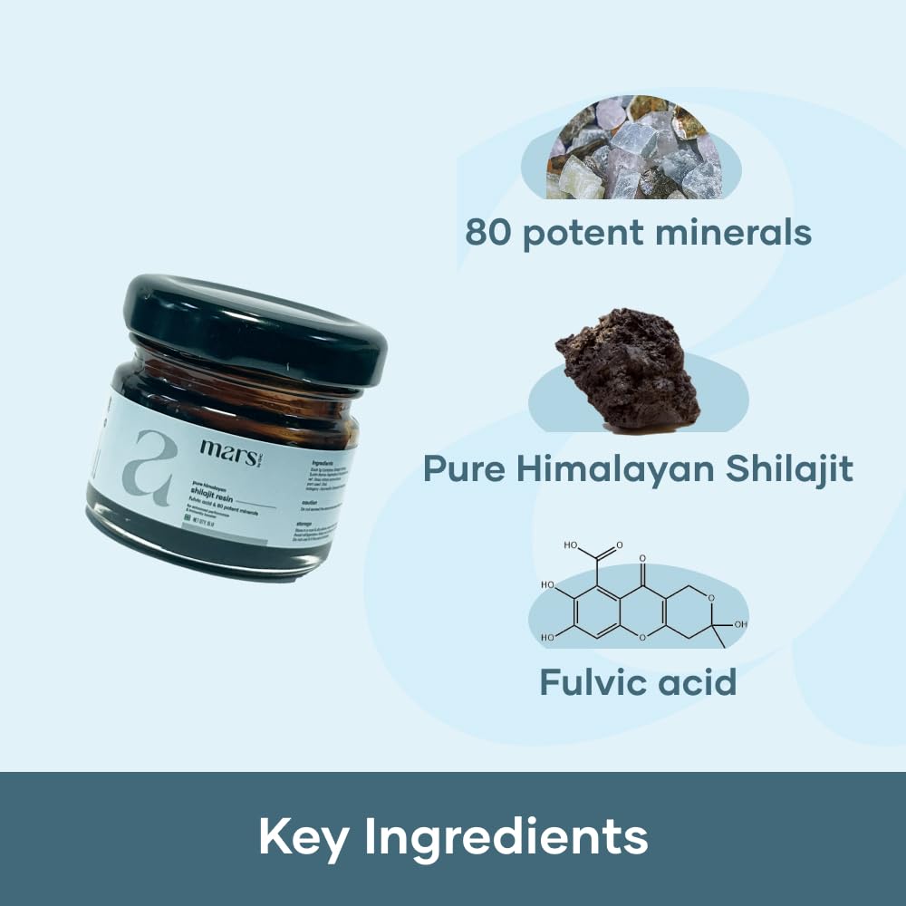 Mars by GHC Vitality Booster Combo Shilajit & Sea Moss - 60 Capsules - image 2