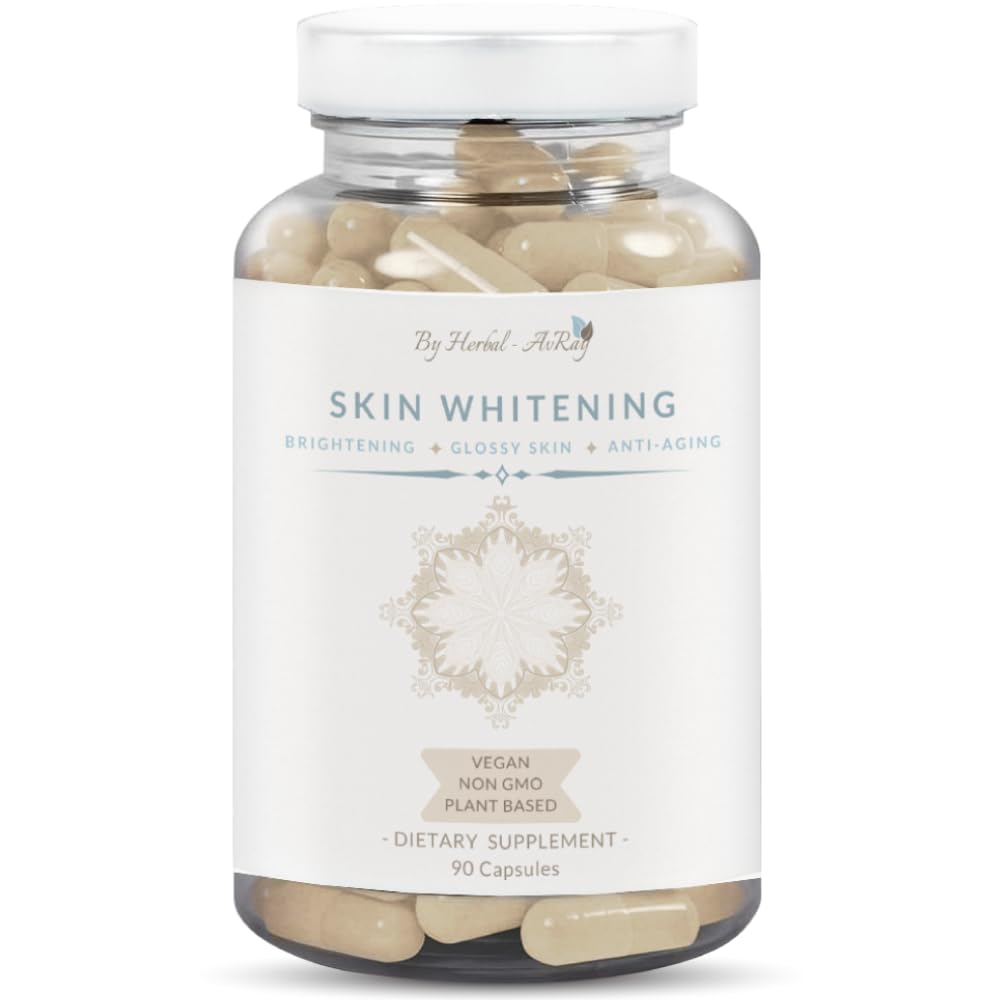 Herbal-avRay Glutathione Skin Whitening Capsules - 90 Vegan Capsules