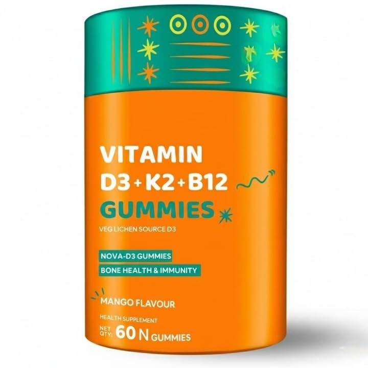 Goldy Vitamin D3 with K2 MK7 Gummies - 30 Vegan Gummies