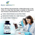 Pure Affinity LLC B3 Nicotinamide 500 mg Effective Flush-Free Niacin.