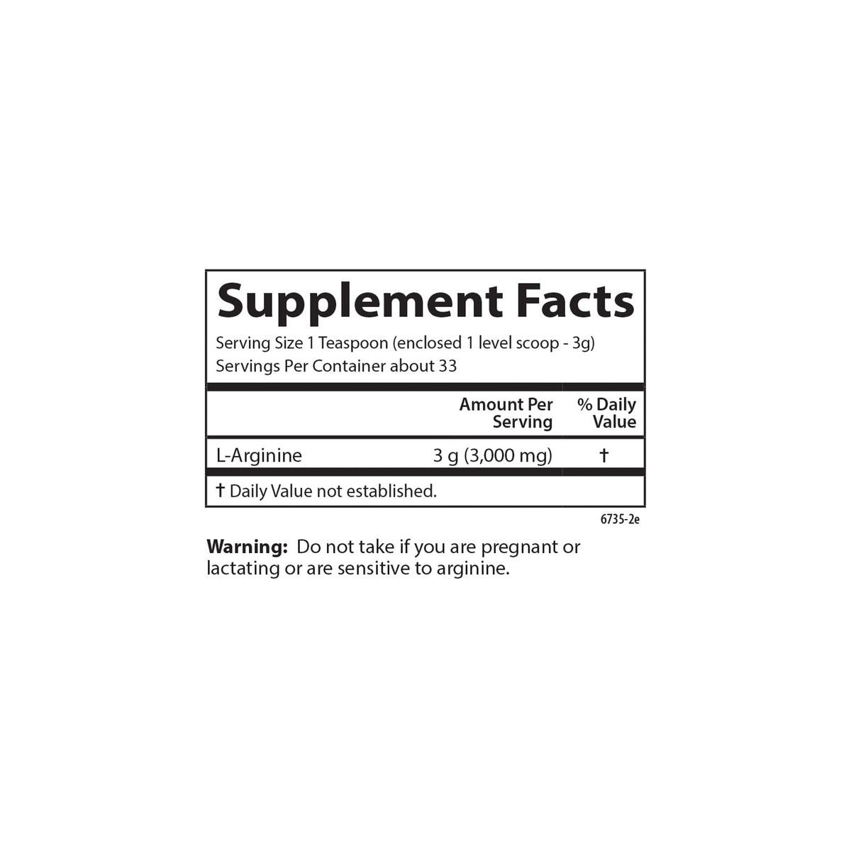 Carlson L-Arginine Powder for Circulatory Health - 100 g - image 4