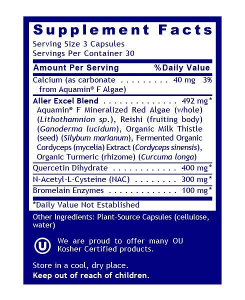 Quantum Nutrition Labs Aller Plus Immune Support - 90 Vegetarian Capsules - image 4