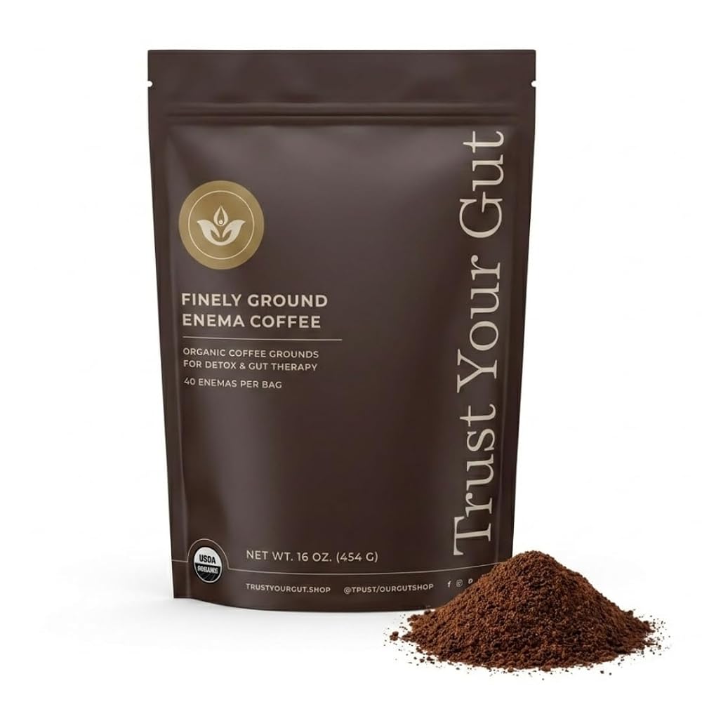Trust Your Gut Organic Ground Coffee Enema & Silicone Kit
