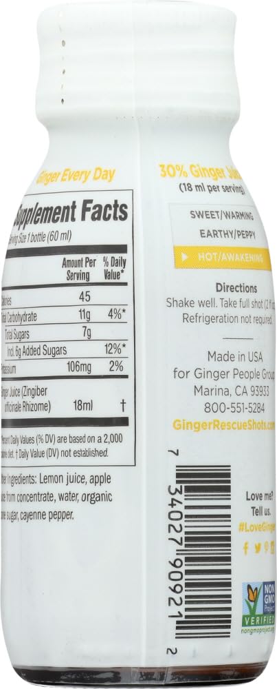 StarSun Depot Rescue Ginger Shots Lemon & Cayenne - 2 oz - image 3