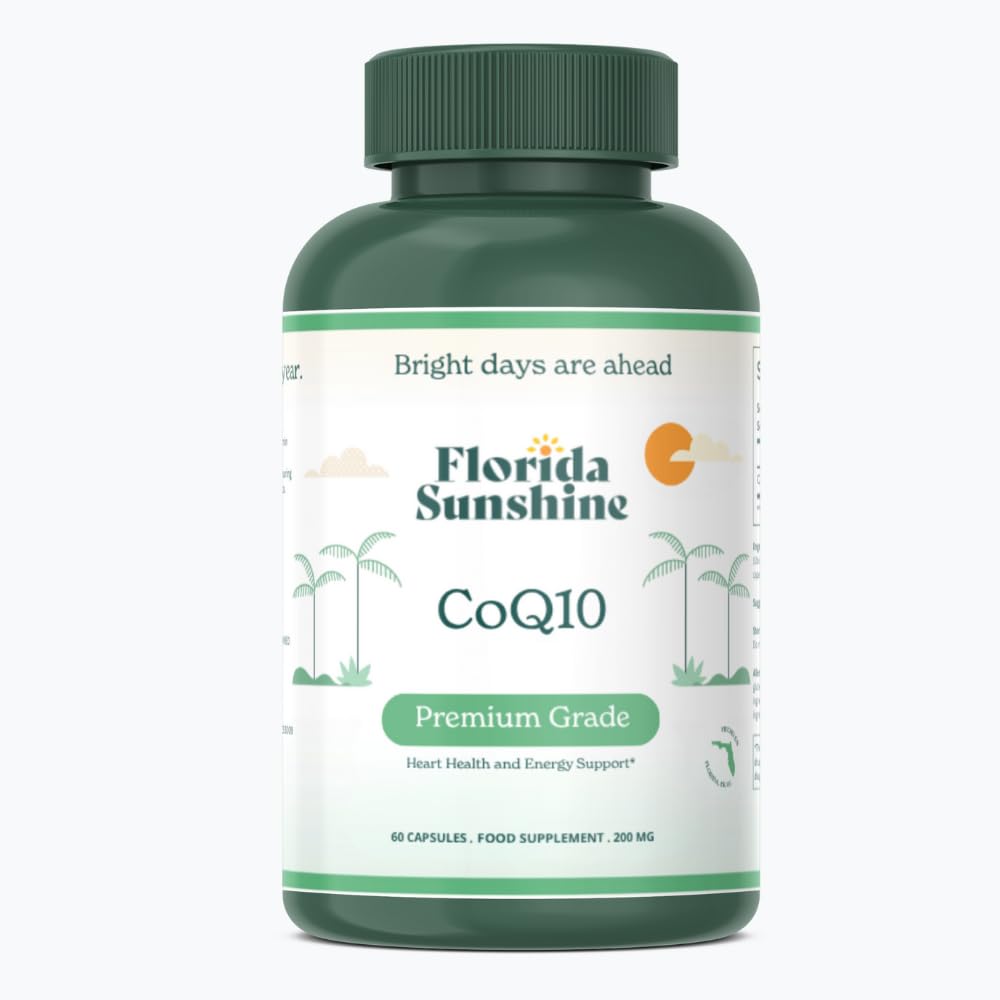 Florida Sunshine CoQ10 200mg - 60 Capsules