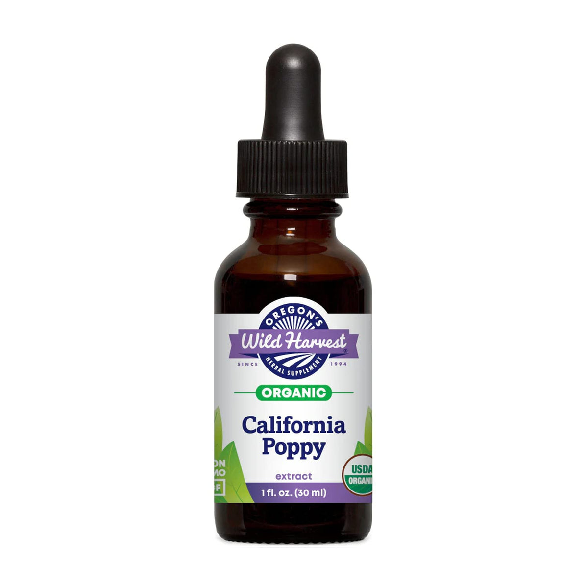 Oregon's Wild Harvest California Poppy Herbal Extract - 1 Fl Oz