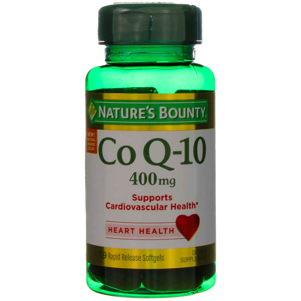 Nature's Bounty CoQ10 400mg Cardio Q10 - 30 Softgels