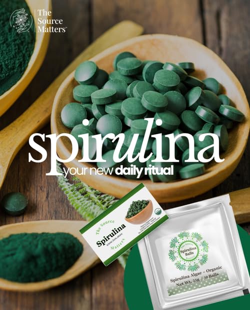 The Source Matters Organic Spirulina Tablets - 50 Tablets - image 4