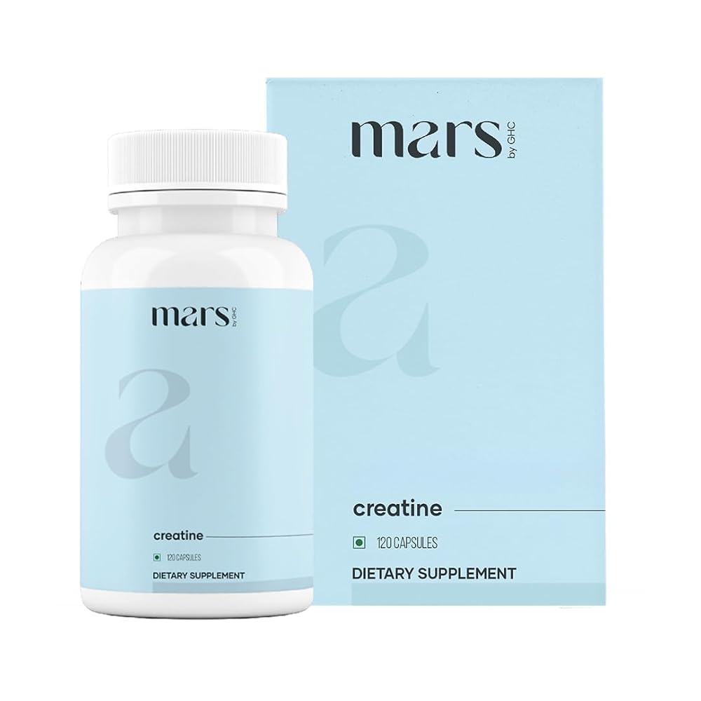Mars by GHC Micronized Creatine Monohydrate with Shilajit - 120 Capsules