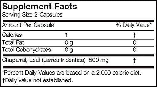 Arizona Natural Chaparral 500 mg - 90 Capsules - image 2