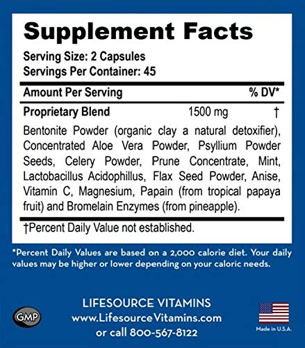 LifeSource Vitamins GI & Colon Support - 90 Capsules - image 2
