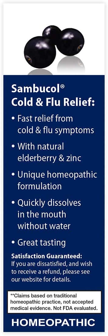Sambucol Cold & Flu Relief - 30 Tablets - image 2