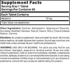 Nature's Blend Melatonin 10mg Sleep Support - 60 Tablets - image 3