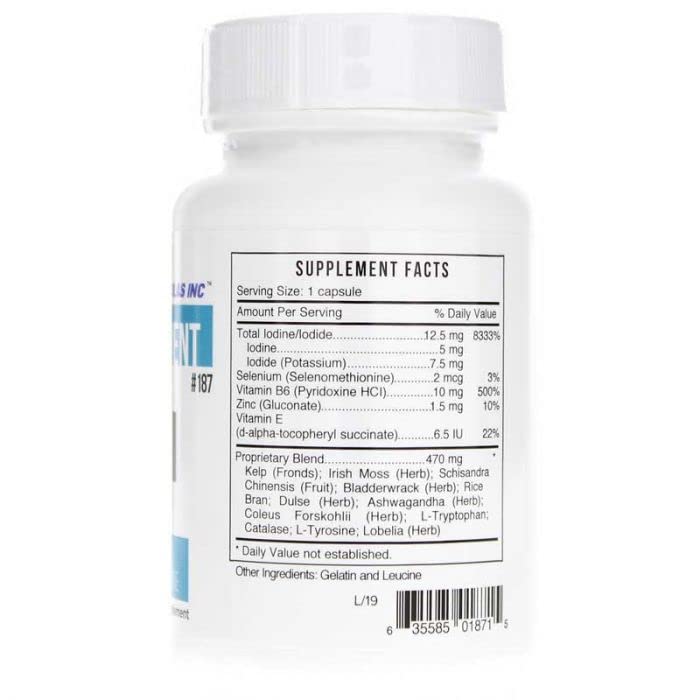 Bio Nutriment TMI Thyroid Metabolism Iodine Support - 60 Capsules - image 4