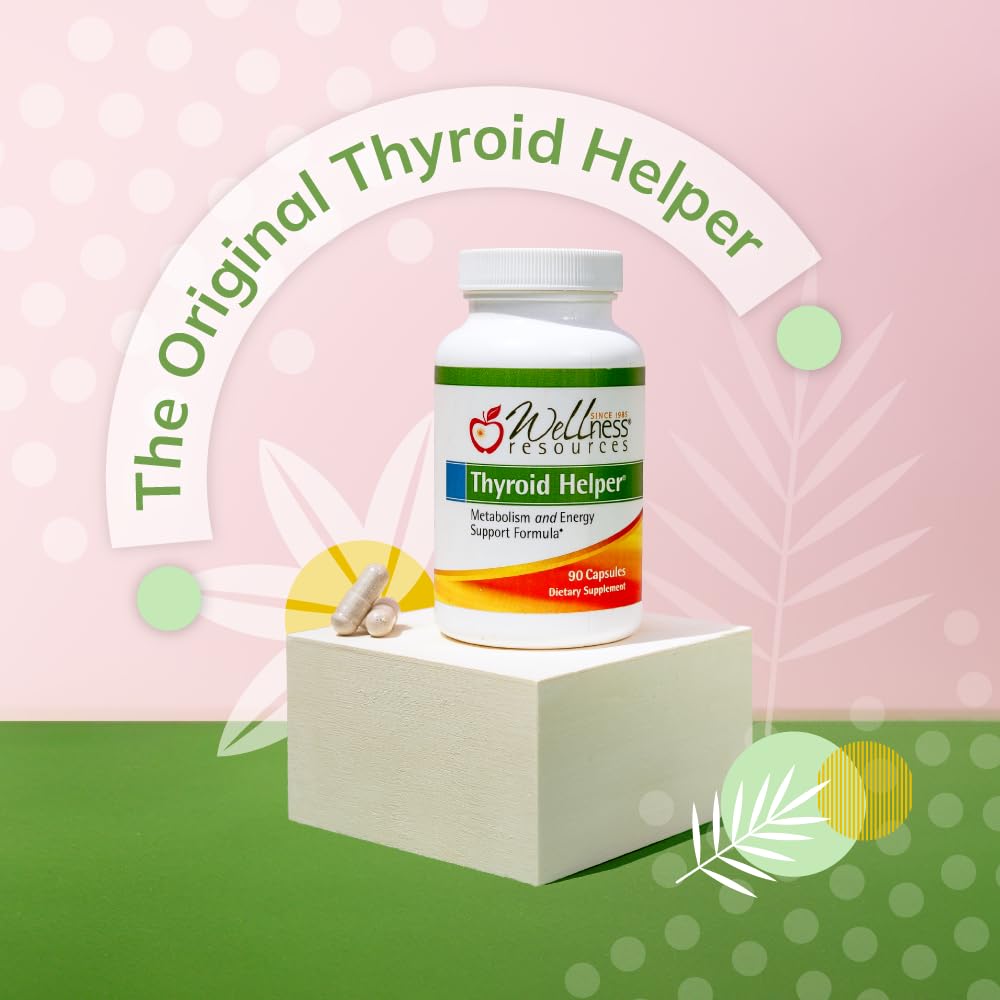 Wellness Resources Thyroid Helper - Natural Supplement for Metabolism