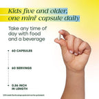 MegaFood MegaFlora Probiotics for Kids 5+ - 60 Mini Capsules - image 5