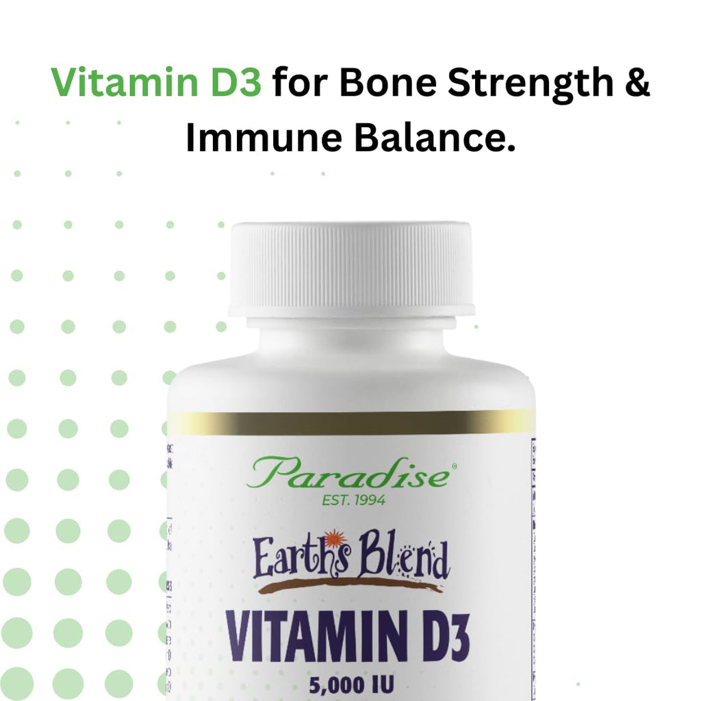 Paradise Herbs Earth's Blend Vitamin D3 - 90 Vegetarian Capsules - image 7